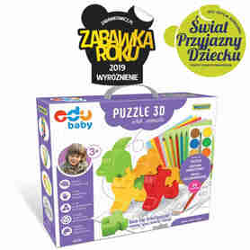 Wader 42170 Edu Puzzle Zoo 3D Wild Animals