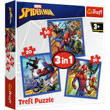 Trefl 34841 Puzzle 3w1 Spider Man