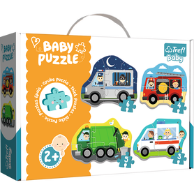 Trefl 36071 Puzzle Baby Pojazdy i Zawody