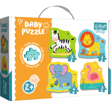 Trefl 36073 Puzzle Baby Zwierzęta Safari (1)