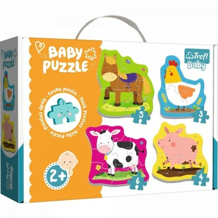 Trefl 36070 Puzzle Baby Zwierzęta Domowe (1)