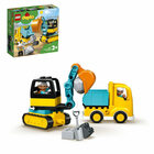 Klocki Lego Duplo 10931 Ciężarówka z Koparką Gasienicową (6)