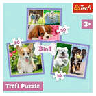 Trefl 34854 Puzzle 3w1 Urocze Pieski (2)