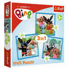Trefl 34851 Puzzle 3w1 Bing Zabawy z Przyjaciółmi (1)