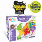 Wader 42170 Edukacyjne  Puzzle Zoo 3D Wild Animals